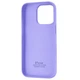 Чехол Fiji Silicone Case для Apple iPhone 16 Pro бампер накладка Soft Touch с микрофиброй Light Purple - изображение 2
