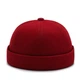 Кепка докер Docker cap Бордовая OneSize без козырька без логотипа - изображение 1