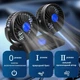 Портативный двухголовый авто вентилятор Car Mounted Fan F30 Свободное вращение 360° 5V Oт USB Black - изображение 5