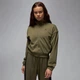 Олимпийка Air Jordan WomenS Knit Olive FV7104-222 S - изображение 2