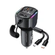 АЗП з FM-модулятором WUW-C220 Black (6972573337408) - изображение 1