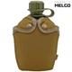Фляга армійська 1л в чохлі Molle Койот MELGO (фляга польова індивідуальна) - зображення 1