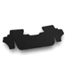 Двошарові килимки Sotra Premium Graphite для Ford Explorer (mkV); Lincoln MKT (mkI)(3 ряд) 2010-2019 (ST 05715-PR-Graphite) - изображение 1