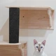 Захисна дряпка для кота Cat Protect самоклеючий розрізний килимок - кігтеточка для дивану меблів та шпалер 30х100 см Чорний 1 шт - изображение 3