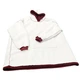 Толстовка плед HUGGLE HOODIE BLANKET с капюшоном | Плед с рукавами флисовый Красный - изображение 4