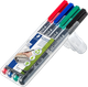 Набір перманентних маркерів Staedtler Lumocolor 4 шт (4007817308431) - зображення 2