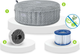 Jacuzzi dmuchane Bestway 196 x 71 cm 6-osobowe 6001N Lay-Z Bali Grey (6941607369715) - obraz 2