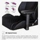 Геймерське крісло Cyberlux Apollo Black (арт. GM-404 B) - зображення 12