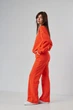 Спортивный костюм женский UMON свитшот и брюки прямые 3х нить XL коралловый (М128.3) - изображение 3