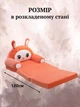 Плюшеве розкладне крісло-ліжко для дітей кролик диванчик трансформер 2 в 1 червоний (280016М) - зображення 3