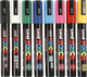 Zestaw markerów Uni Posca dekoracyjne z farbą 8 szt (4902778154151) - obraz 2