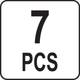Wkład do szuflady narzędziowej YATO klucze oczkowe odgięty 6x7, 8x9, 10x11, 12x13, 14x15, 16x17, 18x19 mm, 7 szt. (YT-5533) - obraz 3