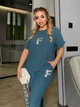 Fashions • Костюм женский Elaine Fashions 50-52 изумрудный (#518-ел) - изображение 2