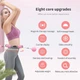 Регульований професійний обруч Hoola Hoop 360° SIGOODS Q-6 Хула Хуп для дорослих та дітей, запис калорій та втрата ваги 16 вузлів знімний - зображення 4