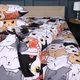 Комплект постельного белья Mirson Полуторный Евро 160х220 см Ranforce Elite 17-0769 Funny Cat (2200011042015) - изображение 3