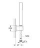 Душовий набір з тримачем, 1 режим струменю Grohe Euphoria Cube (27703000), хром, сталевий, шланг 125 см, матеріал корпусу — сталь, - изображение 3