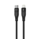 Кабель Proove Soft Silicone Type-C to Lightning 27W (1m) black - изображение 1