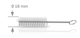 Czyścik do pomp do akwarium Juwel 1.8 cm 2 szt (4022573901511) - obraz 2