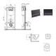 Готовое решение Qtap для ванной комнаты: подвесной унитаз Swan Ultra Quiet 520×360×320 + комплект инсталляции Nest 4 в 1 (линейная клавиша Matt Black) - изображение 2