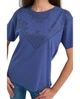 Футболка жіноча Lee Cooper 20196161.459 XL синя (5942723122322) - зображення 3