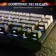 Игровая клавиатура ATTACK SHARK X68 HE 8000HZ на магнитных свитчах (черно-белая градиентная) - изображение 5