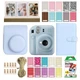 Набор камера моментальной печати Fujifilm Instax Mini 12 Blue + чехол + фотопленка 20 шт + фотоальбом 108 + наклейки 20 шт + фоторамка 3в1 - изображение 1