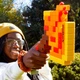 Игрушечное оружие Hasbro Бластер-топор NERF Minecraft Minecraft Firebrand (F8953) (251367) - изображение 8