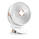 Портативний USB вентилятор на акумуляторі з прищіпкою Mini Fan Білий - зображення 1