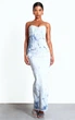 Платье PrettyLittleThing CNI1578 40 голубой - изображение 1