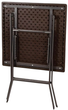 Stolik ogrodowy ModernHome by Multistore (RAK-62 BROWN) - obraz 2