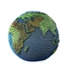3D Пазл Картонний Daisy Earth Планета Земля 136 деталей - зображення 3