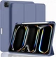 Силиконовый чехол обложка + Pencil Direct Charge + Pencil Holder BBM1 для iPad Pro 11" 2024 (M4)/2025(M5) Серо-фиолетовый - изображение 1