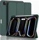Силиконовый чехол обложка + Pencil Direct Charge + Pencil Holder BBM1 для iPad Pro 11" 2024 (M4)/2025(M5) Темно-зеленый - изображение 1