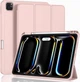 Силіконовий чохол обкладинка + Pencil Direct Charge + Pencil Holder BBM1 для iPad Pro 11" 2024 (M4)/2025(M5) Рожевий - зображення 1