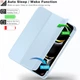 Силиконовый чехол обложка + Pencil Direct Charge + Pencil Holder BBM1 для iPad Pro 11" 2024 (M4)/2025(M5) Голубой - изображение 5