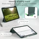 Силиконовый чехол обложка + Pencil Direct Charge + Pencil Holder BBM1 для iPad Pro 11" 2024 (M4)/2025(M5) Темно-зеленый - изображение 3