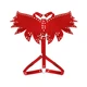 Женская портупея Art of Sex - Wings красная XS-M, экокожа - изображение 4