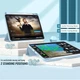 Силиконовый чехол обложка + Pencil Direct Charge + Pencil Holder BBM1 для iPad Pro 12.9" 2020/2021/2022/Air 13" 2024(M2)/2025(M3)/2026(M4) Голубой - изображение 2