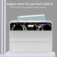 Силиконовый чехол обложка + Pencil Direct Charge + Pencil Holder BBM1 для iPad Pro 11" 2024 (M4)/2025(M5) Серый - изображение 4