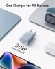 Мережевий зарядний пристрій Anker PowerPort 511 Nano IV - 30W USB-C White (6962736) - изображение 2