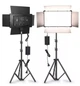 Светодиодная студийная лампа LED Camera Light U-800 29 см 50 Вт Штатив 2.1 м + 2 аккумулятора + зарядка - изображение 1