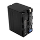 Аккумулятор NP-F970 (960) для камер Sony 6600 мАч Li-Ion Подходит для LED-света и кольцевых ламп - изображение 6