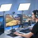 LED відеосвітло RL-11 42 Вт 240 LED 2700–5700K З пультом та штативом 2.1 м - изображение 3