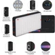 Портативный накамерный видеосвет W140 RGB LED для фото и видеосъемки (2500-9000K, 3100мАч) - изображение 7