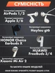 Сетка для наушников сменная Пылезащитная Airpods Huawei Xiaomi Набор 10шт - изображение 3