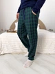 Чоловічий піжамний комплект "Бруклін" лонгслів+штани COSY M Зелений (cosy4089462) - зображення 7