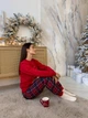 Новорічна тепла піжама з начосом "Winter Holiday" L - зображення 8