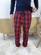 Чоловічий піжамний комплект "Глен"HH лонгслів+штани COSY 2XL Червоний (cosy4089456s4) - зображення 5