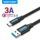 Кабель Vention USB-Type-C 3A USB3.0 5Gbps QC3.0 PVC 0.5m Black (COZBD) - зображення 4