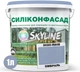 Цветная фасадная Силиконовая краска SkyLine Силиконфасад 3020-R80B Омбраль 1 л (4821044017757) - изображение 2